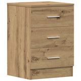 ZNTS Bedside Cabinets 2 pcs Artisan Oak 38x35x55 cm Engineered Wood 861127