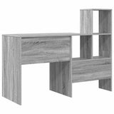 Desk Grey Sonoma 131.5 x 50 x 106.5 cm Engineered Wood 869303
