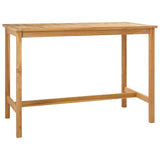 Bar Table Natural 150 x 75 x 105 cm Solid Teak Wood 42030008