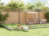 Garden Fence with Stakes 48 pcs 35 x 50 cm Mesh Silver 42042967