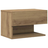 Wall-mounted Bedside Cabinet Artisian Oak 856822