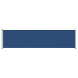 Patio Retractable Side Awning 600x160 cm Blue 313377