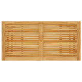 Dining Set Grey Solid Acacia wood, PE Rattan, Powder-Coated Steel 3068751