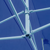 Gazebo Blue Polyester, Steel 3 x 6 m Collapsible Gazebo 41583