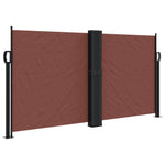 Retractable Side Awning Brown 120x1000 cm 4004704