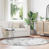 Shaggy Rug High Pile NAVARRA Silver Grey 200x200 cm Polyester 4102924