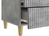 Bedside Cabinet Concrete Grey 43 x 34.5 x 48 cm Engineered Wood 894531