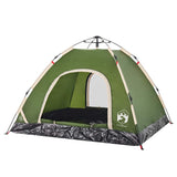 Camping Tent 3-Person Green Quick Release 4004165