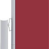 Retractable Side Awning Red 200x1000 cm 318047