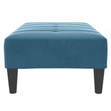 Footstool Blue 77x55x31 cm Velvet 4007383