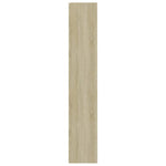 ZNTS 4-Tier Book Cabinet Sonoma Oak 60x24x142 cm Engineered Wood 800876