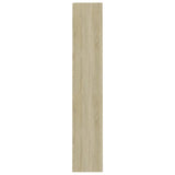 ZNTS 4-Tier Book Cabinet Sonoma Oak 60x24x142 cm Engineered Wood 800876