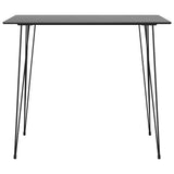 5 Piece Bar Set Black and White 3057382