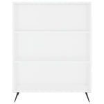 Highboard White 69.5x32.5x180 cm Engineered Wood 3189541