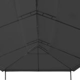 Gazebo 600x298x270 cm Anthracite 47965