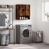 Wall Cabinet Smoked Oak 60x31x70 cm Engineered Wood 829905