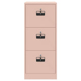 File Cabinet Pink 45.5 x 42 x 106.5 cm Cold-Rolled Steel 891617