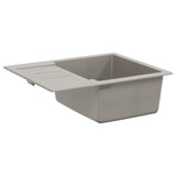 Sink Grey 620 x 500 mm 80% Quartz and 20% Resin 42028397