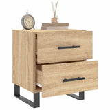 Bedside Cabinet Sonoma Oak 40x35x47.5 cm Engineered Wood 827362