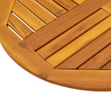 Table Top 70x2 cm Round Solid Wood Acacia 4004249