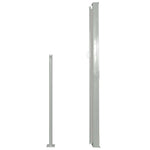 Patio Retractable Side Awning 170x300 cm Grey 48368