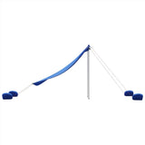Beach Canopy with Sand Anchors Blue 214x236 cm 4008641