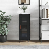 Sideboard Black 34.5x34x90 cm Engineered Wood 828765