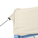 Party Tent Folding Cream 280 x410 x 315 cm Oxford Fabric 42023574
