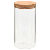 Storage Glass Jars with Cork Lid 6 pcs 1100 ml 50840
