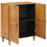 Sideboard Light brown 60 x 33 x 75 cm Solid mango wood 4018082