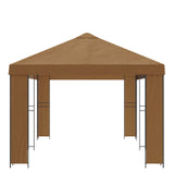 Garden Gazebo 6 x 3 m Beige Polyester and Steel 190 3376007