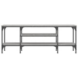 TV Cabinet Grey Sonoma 121x35x45 cm Engineered Wood&Iron 831806