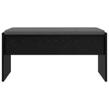 Hall Bench with Cushion Black Oak 83 x 38 x 40 cm 891553