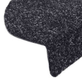 ZNTS Stair Mats Self-adhesive 30 pcs Black 56x17x3 cm 3365681