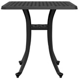 Garden Table Black 53x53x53 cm Cast Aluminium 4002820