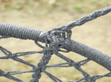 Two-Seater Boho Macrame Hammock Swing - Grey T3398P325159