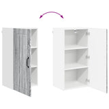 Wall Cabinet LUCCA Grey Sonoma 40 x 31 x 80 cm Engineered Wood 885031