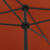 314732 Beach Parasol Terracotta 200x125 cm