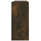 Console Table Smoked Oak 100x35x76.5 cm Engineered Wood 813035