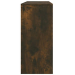 ZNTS Console Table Smoked Oak 100x35x76.5 cm Engineered Wood 813035