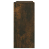 ZNTS Console Table Smoked Oak 100x35x76.5 cm Engineered Wood 813035