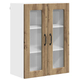 Wall Glass Cabinet PORTO Artisan Oak 60 x 31 x 80 cm 885444
