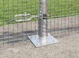 Welded Wire Fence with Concrete Base 50 x 0.4 m 3352336