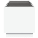 Coffee Table with Infinity LED White 70x50x50 cm 847658