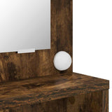 Bedroom Dressing Tables Smoked Oak 80 x 39.6 x 135 cm 888972