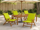 High Back Chair Cushion GEMERT 4 pcs 100% Polyester 946078