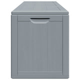 151235 Garden Storage Box 270L Grey PP Wood Look