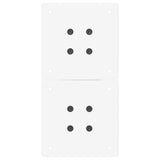 Coffee Table Legs X-Shaped 2 pcs White 28x cm Steel 4012949