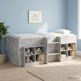Bed Cabinet 2 pcs Concrete Grey 66 x 33 x 48 cm Engineered Wood 893726