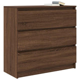 Sideboard Brown Oak 80x35x76 cm Engineered Wood 861739
